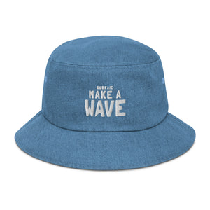 Make A Wave Denim Bucket Hat