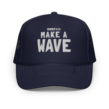 Load image into Gallery viewer, Make A Wave Foam Trucker Hat - Adults
